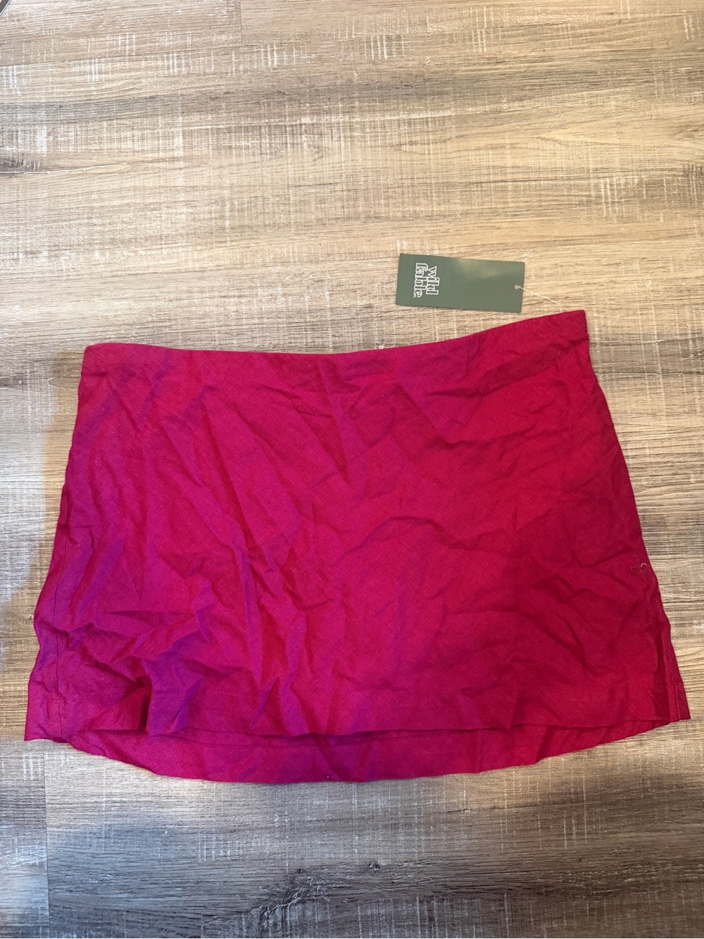 wild fable Bright Fuchsia Mini Skirt